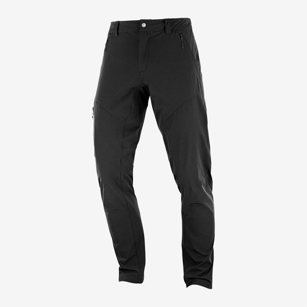 Salomon WAYFARER TAPERED Pantalones Hombre - Negras - Colombia (94706-UHKF)